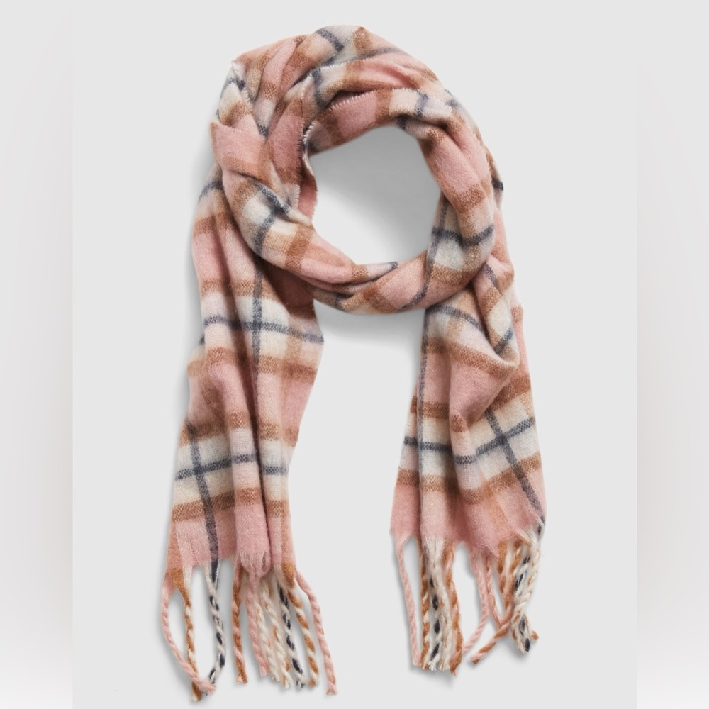 Gap Brushed Cozy Plaid Scarf